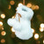 3" Winter's Beauty White Faux Fur Bootie Christmas Ornament with Fuzzy Ball Laces