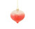 3" Crimson Red and Silver Ombre Mercury Glass Onion Shaped Finial Christmas Ornament