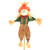 36" Orange and Brown Scarecrow on a Stick with Hat/Shirt