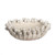 11" Cream White Contemporary Style Marisol Decorative Bowl