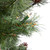 Pre-Lit Country Mixed Pine Artificial Christmas Wall or Door Tree - 3' - Clear Lights