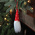8" Red Hat Christmas Santa Gnome Head Ornament