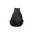 25.5" Black and Brown Bear Sitting Paw Up Statue