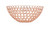 Set of 3 Gold Colored Mesh Designed Bowls 12"
