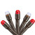 2' x 8' Red and White Micro LED Net Style Tree Trunk Wrap Christmas Lights - Brown Wire