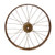 16" Antique Bronze Medium Decorative Bike Wheel