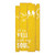 23.5" Yellow and White "it is WELL with my SOUL" Distressed Rectangular Wall Plaque