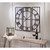 36" White and Black 3-Piece Wall Clock with Roman Numerals