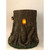 16" Brown and Green Fairy Garden Tree Stump House with Solar Light