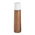 32” Bronze and White Dip Tubular Vase