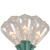 10-Count Clear Edison Glass Patio Lights, 9ft Green Wire