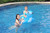 46" Inflatable Blue Sea Lion Ride On Pool Float with Handles