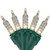 70ct Warm White LED Icicle Christmas Lights – Green Wire
