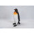 17.75" Black and Orange King Penguin Statue Figurine