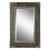 36.5”Rustic Wood Beveled Rectangle Wall Mirror
