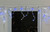 Set of 60 Blue and Pure White Twinkling LED Icicle Christmas Lights - White Wire