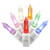 100 Multi-Color LED Mini Christmas Lights - 45 ft White Wire
