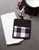 Set of 2 Black and White Buffalo Check Patterned Potholders 9"
