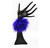 Set of 3 Black and Purple Fluffy Adjustable Handcuffs 4"