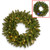 24” Pre-Lit Kingswood Fir Artificial Christmas Wreath – Battery Operated Dual Color LED Lights