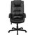 48" Black High Back Executive Swivel Office Chair with Dual wheel casters