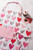 32” White and Pink Hearts Collage Printed Chef’s Apron
