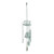 23.25" Blue Cafe Themed Hanging Outdoor Garden Wind Chime Decoration