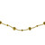 15' x 0.5" Shiny Gold Mirrored Disco Ball Beaded Artificial Christmas Garland