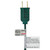 10-Count Clear Mercury Glass G50 Globe Christmas Light Set, 9ft Green Wire
