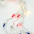 Club Pack of 105 Red and Blue Twinkling Mini Swag Lights - 72 ft White Wire