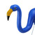 Set of 2 Blue Tropical Flamingo Outdoor Lawn Stakes 33"
