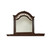 56" Brown Vintage Wall Mirror