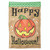 Green and Orange Double Sided Halloween Pumpkin Burlap Garden Flag 18" x 13"