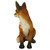 14" Woodland Fox hand painted outdoor Garden Statue