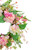 Hydrangea, Berry and Fern Artificial Spring Floral Wreath, Pink - 20-Inch