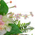 Hydrangea, Berry and Fern Artificial Spring Floral Wreath, Pink - 20-Inch