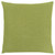 18" Pear Green Solid Square Throw Pillow with Zipper Closure