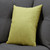 18" Pear Green Solid Square Throw Pillow with Zipper Closure