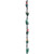 100-Count Clear and Green Mini Christmas Light Set, 9ft Green Wire