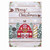 18" x 13" Country Barn "Merry Christmas" Garden Flag