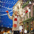 50-Count Clear Mini Christmas Light Set, 22.75ft Green Wire