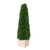 20.5" Green and White Large Size Faux Boxwood Potted Topiary Tree