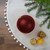 Matte Burgundy Red Shatterproof Christmas Ball Ornament 8" (200mm)