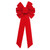 14" x 34" Red 11-Loop Velveteen Christmas Bow Decoration