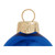 40ct Blue Pearl Finish Christmas Ball Ornaments 1.5" (40mm)