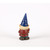 14.5" Blue and Red Gnome Holding Lantern Outdoor Garden Statue