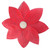 Set of 6 Red Floating Lotus Paper Flower Lanterns with Tea Light Candle 12"