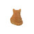 8" Orange and White Tabby Cat Sleeping Figurine