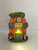 6.5" Orange and Green Battery Operated Carrot House Fairy Garden Statue