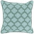 22" Aqua Green Moroccan Square Throw Pillow Cover